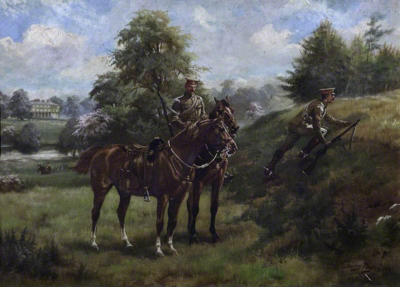 Painted by Harry Payne; 1905